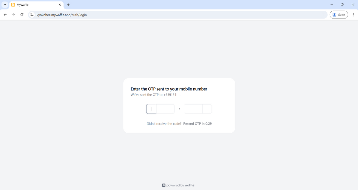 Two-factor authentication (2FA) prompt on a white background